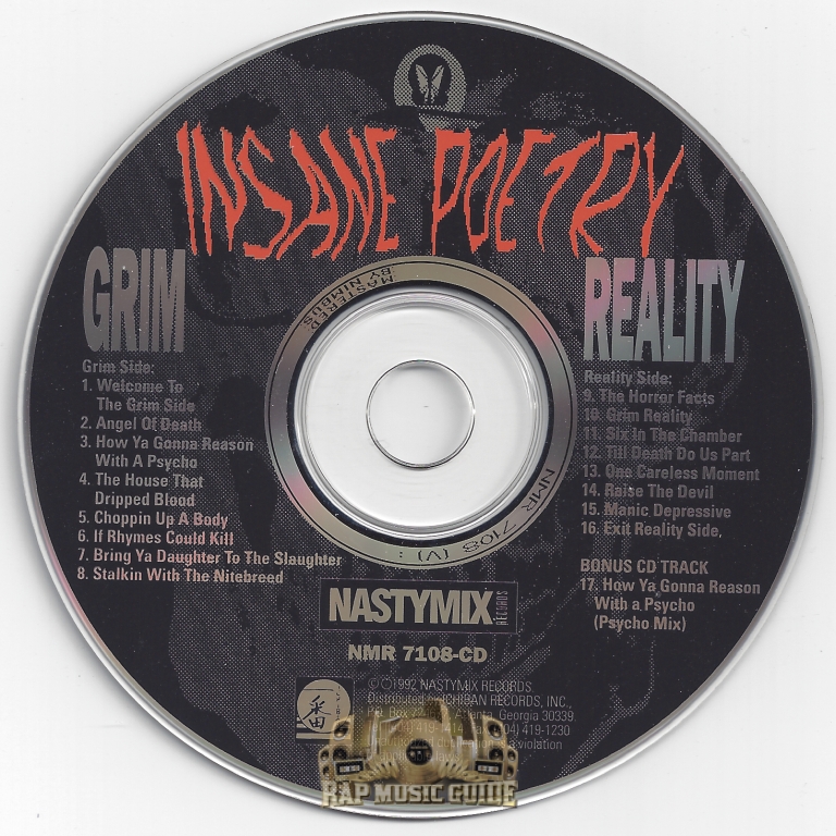 Insane Poetry - Grim Reality: CD | Rap Music Guide